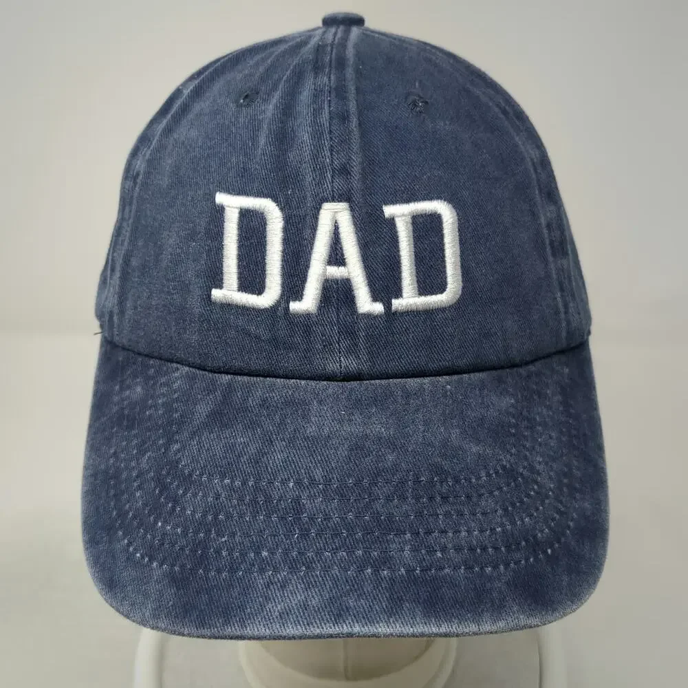 Trendy Apparel Shop Baseball Cap Blue One Size DAD Embroidered Slideback Hat